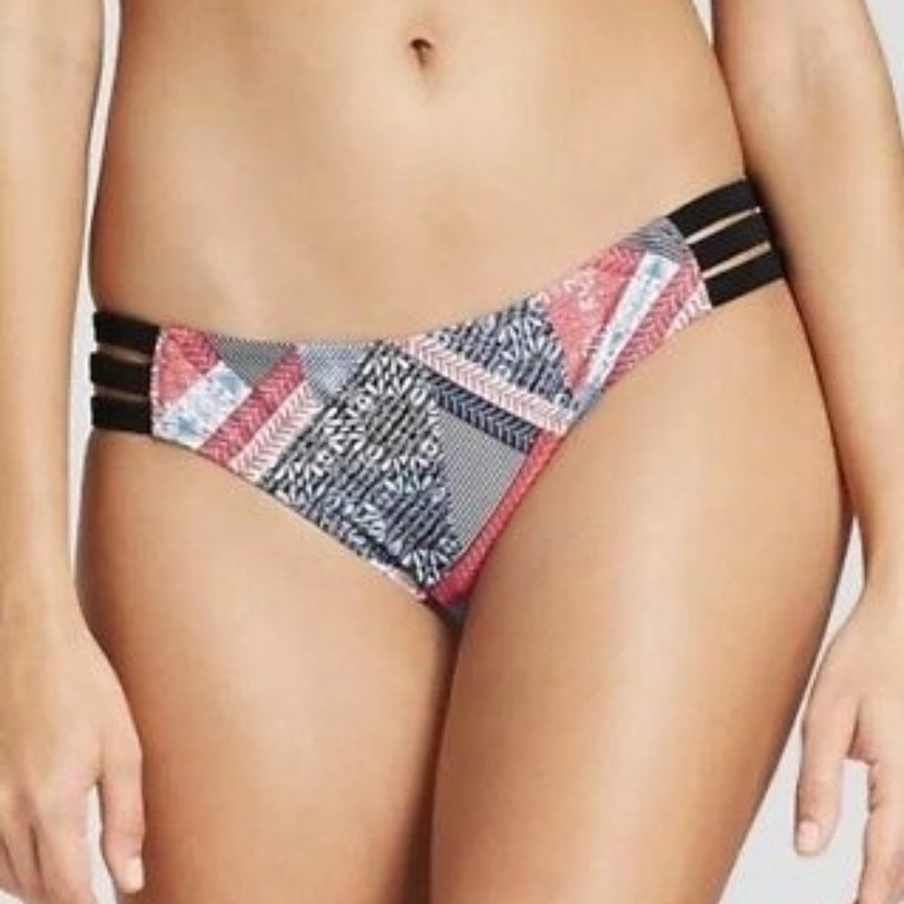 Mossimo Strappy Cheeky Bikini Bottom Size Small